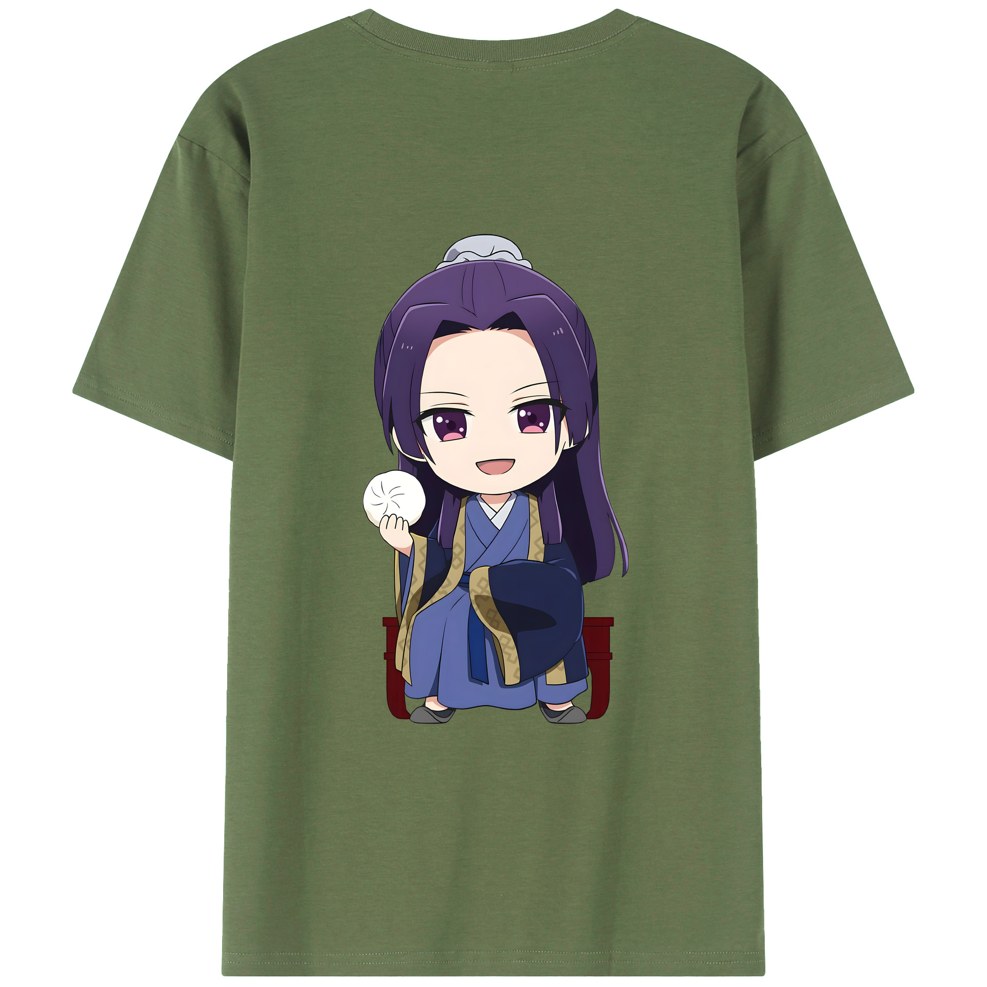 （画像用） 薬屋のひとりごと The Apothecary Diaries 綿100％ メンズ半袖Tシャツ（バックプリント） 通気性